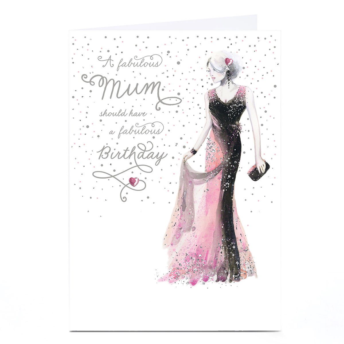 Personalised Birthday Card - Fabulous Mum Fabulous Birthday, Mum