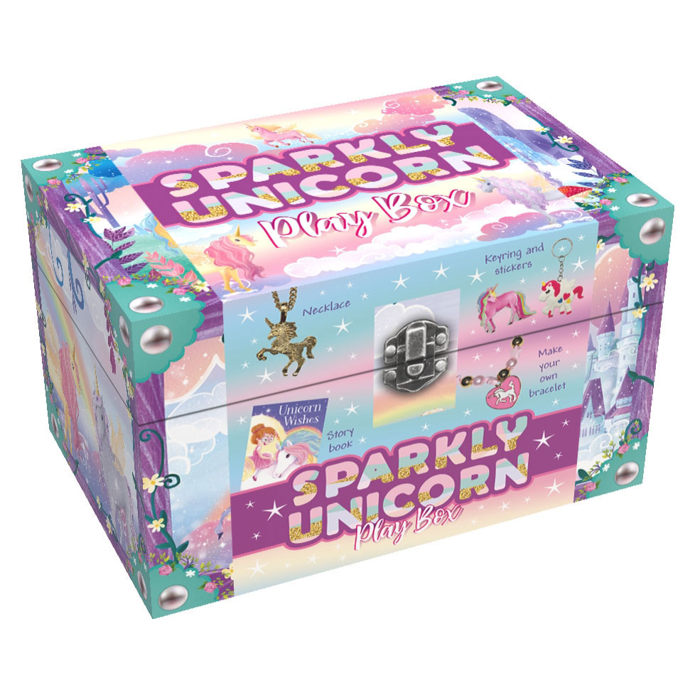 Sparkly Unicorn Play Box