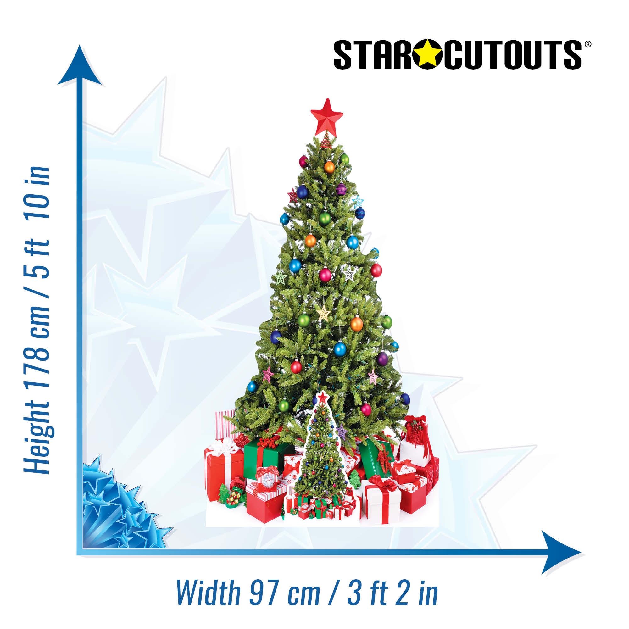 Christmas Tree Cardboard Cutout