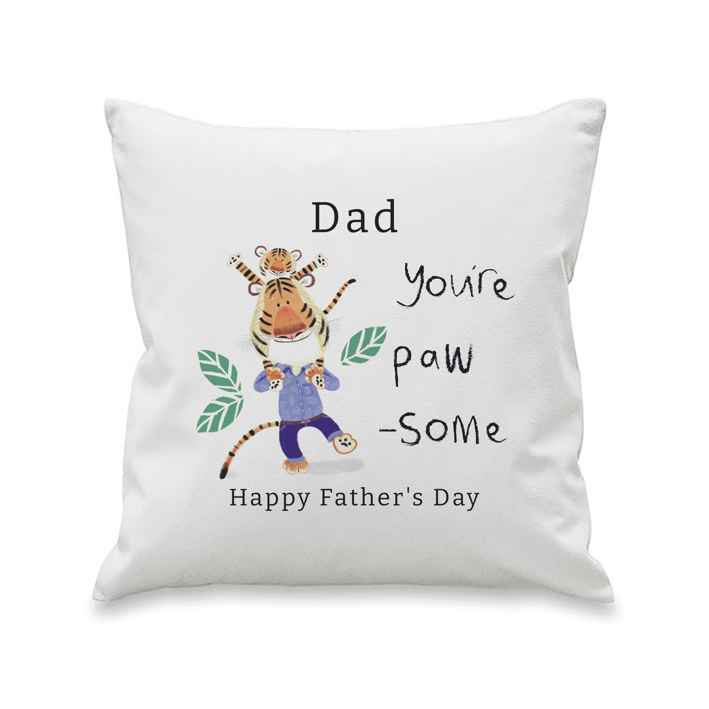 Buy Personalised You're Paw-some White Cushion & Insert for GBP 19.99 ...