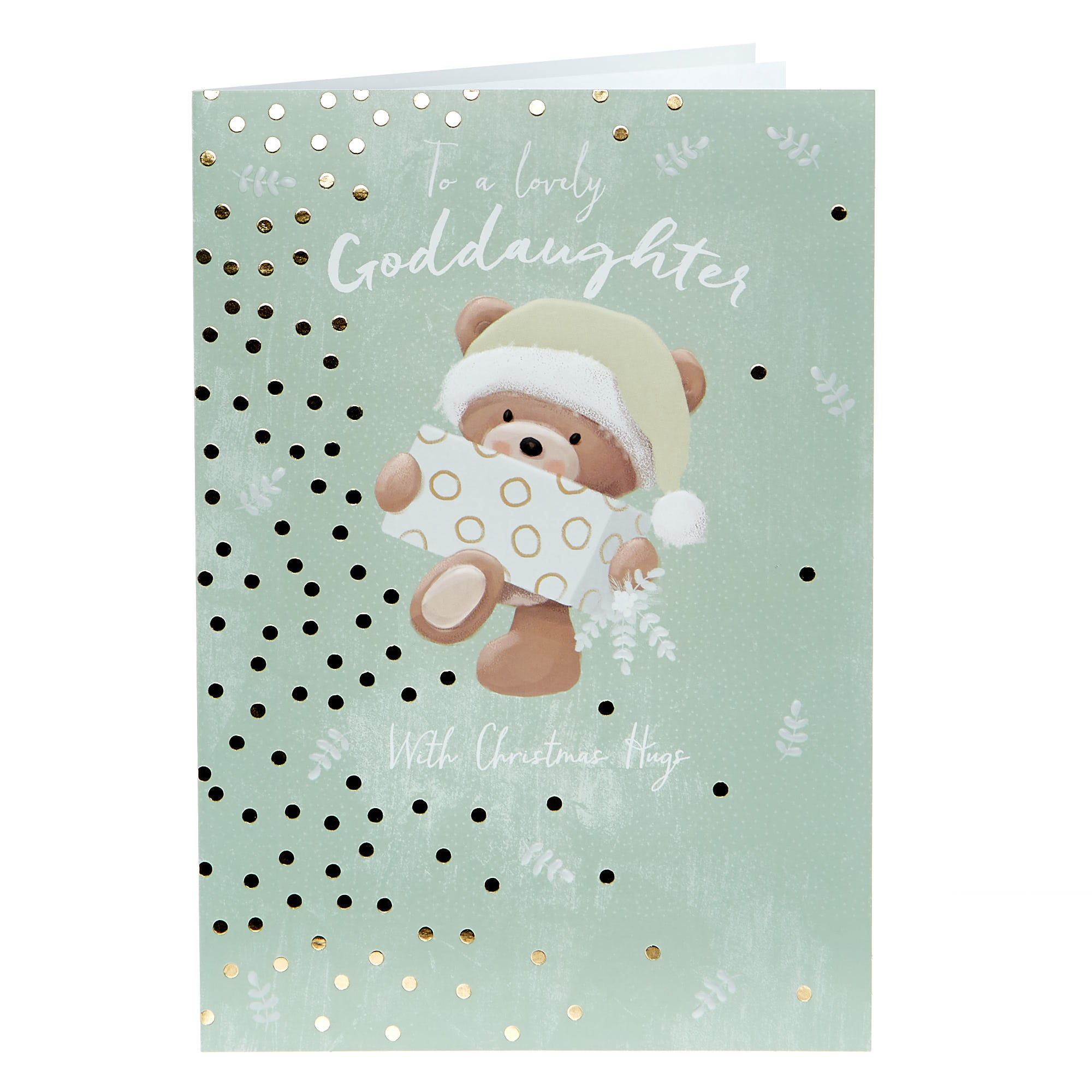 Buy Hugs Christmas Card Lovely Goddaughter With Hugs For Gbp 0 99 Card Factory Uk