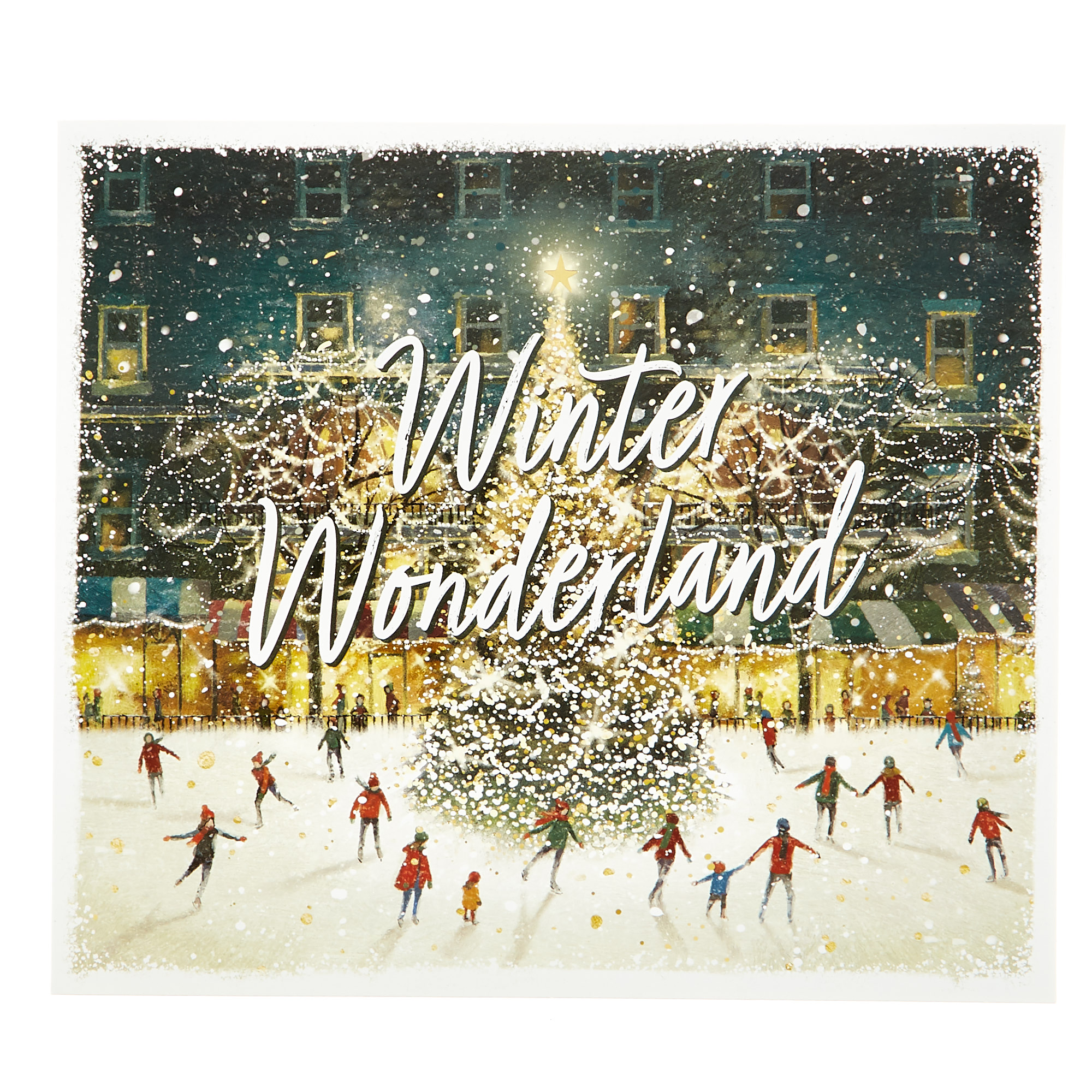 12 Deluxe Charity Boxed Christmas Cards - Winter Wonderland (2 Designs)