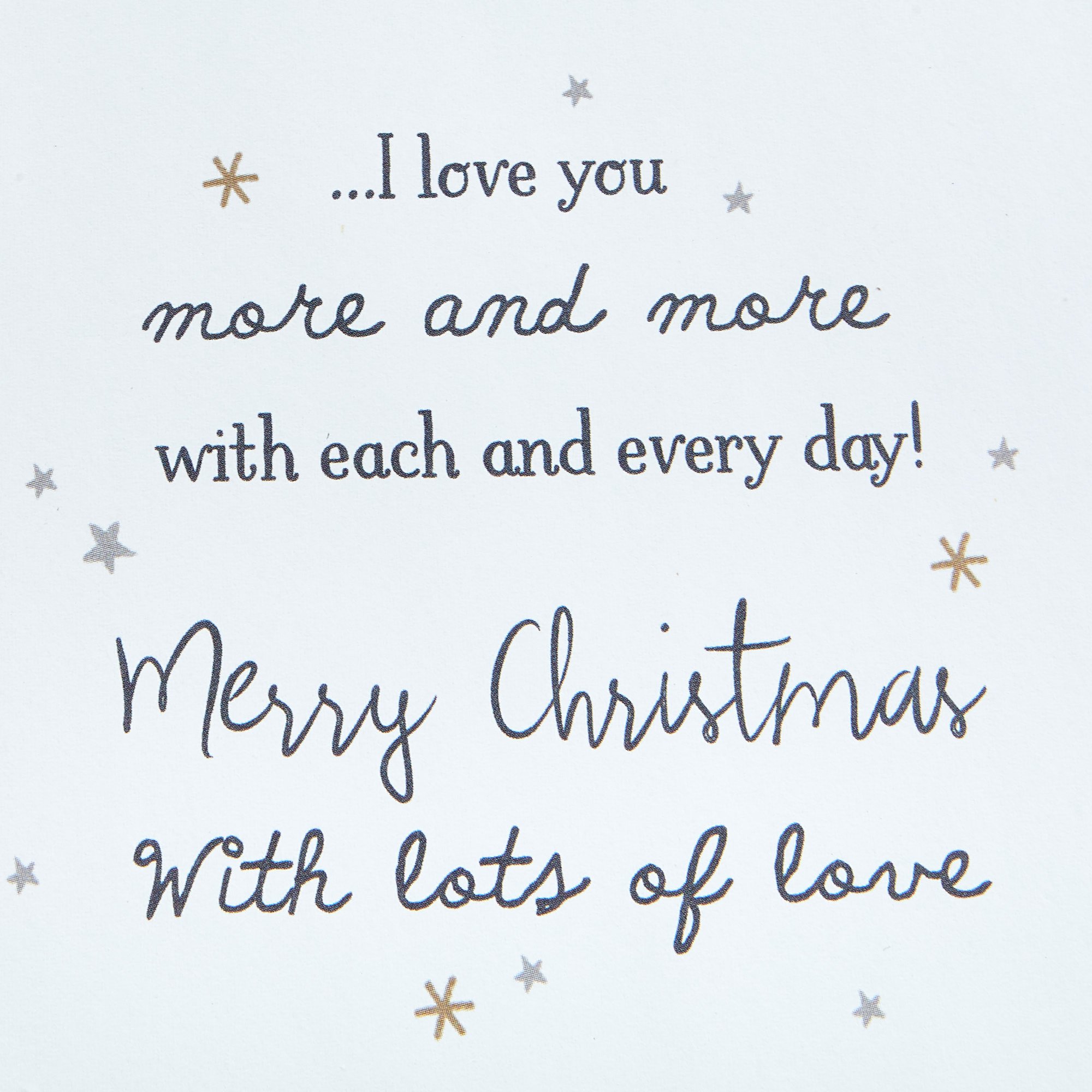 Luxury Boxed Christmas Card - The One I Love