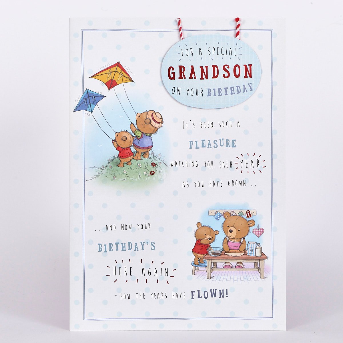 Buy Signature Collection Birthday Card - Grandson Bears for GBP 1.79 ...