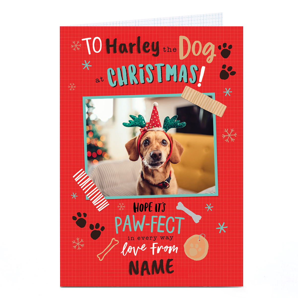 Photo Christmas Card - To [Name] The Dog