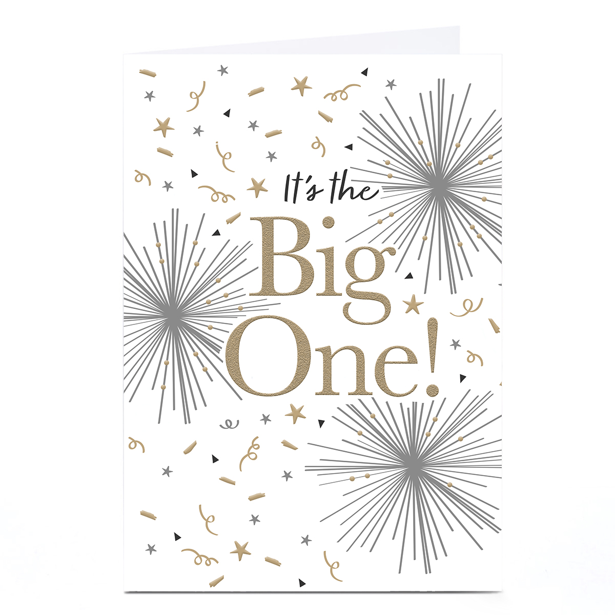 Personalised Birthday Card - It's The Big One