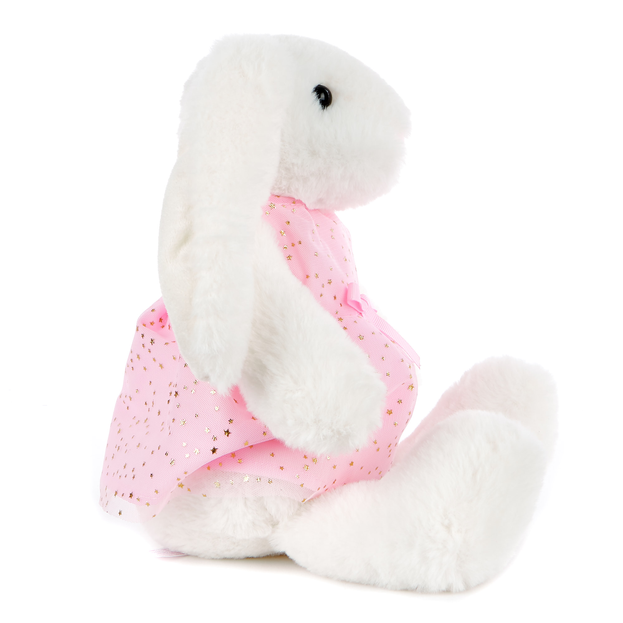 Rabbit In A Dress Soft Toy