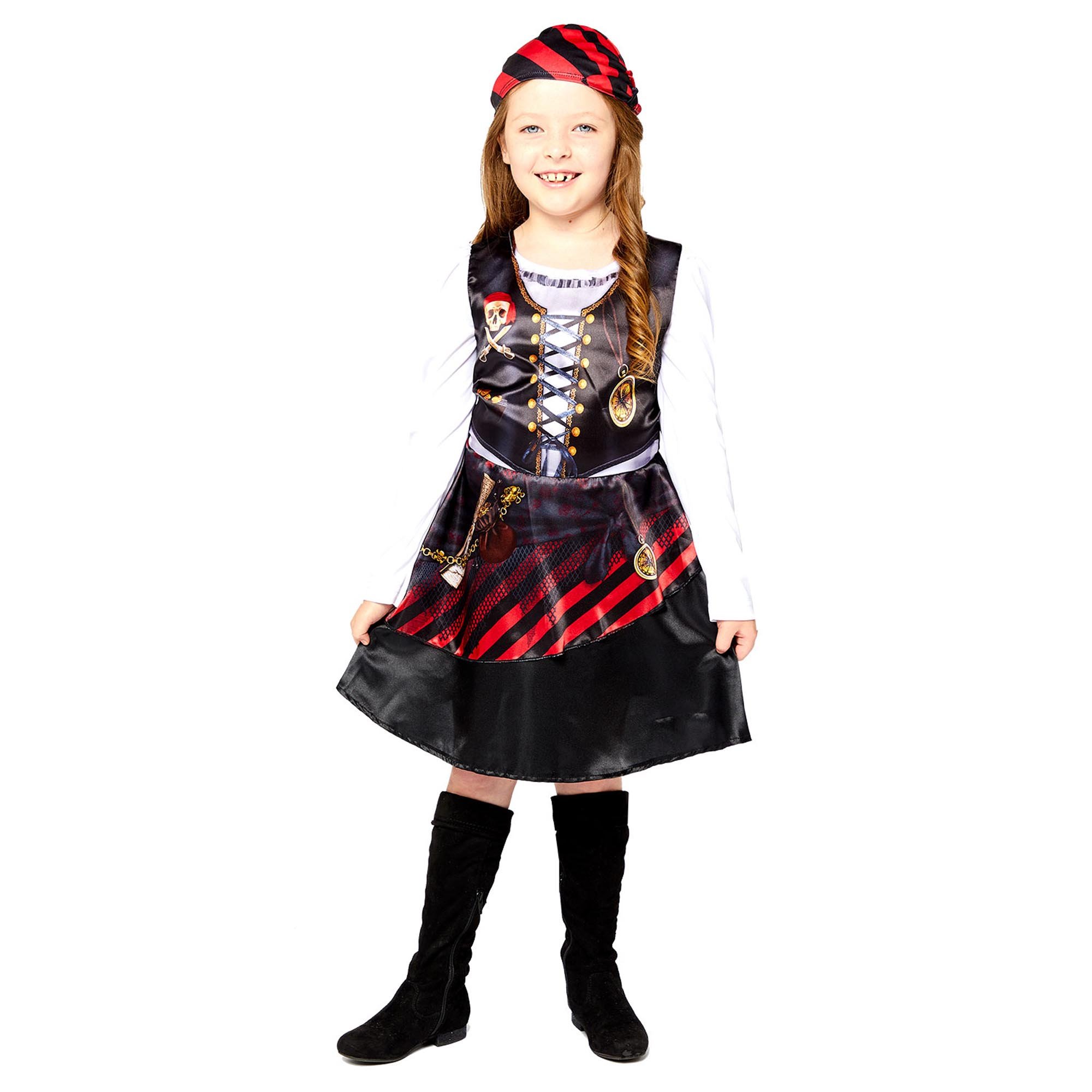 Pirate Girl Children's Fancy Dress Costume 