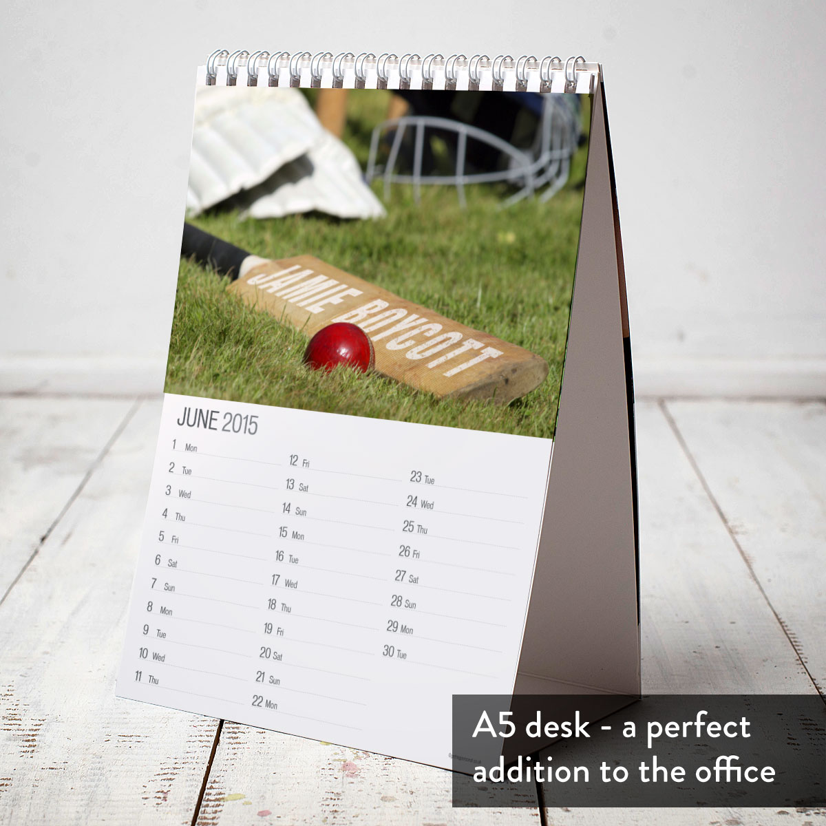 Personalised Cricket Calendar - New Edition