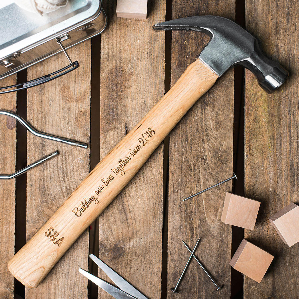 Personalised Wooden Hammer