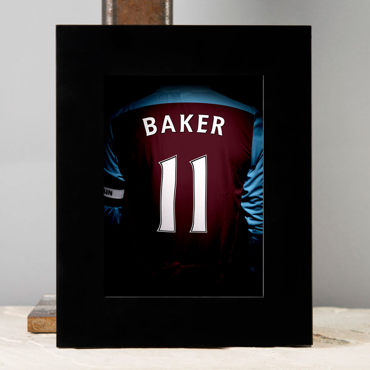 Personalised Framed Print - Football Shirt