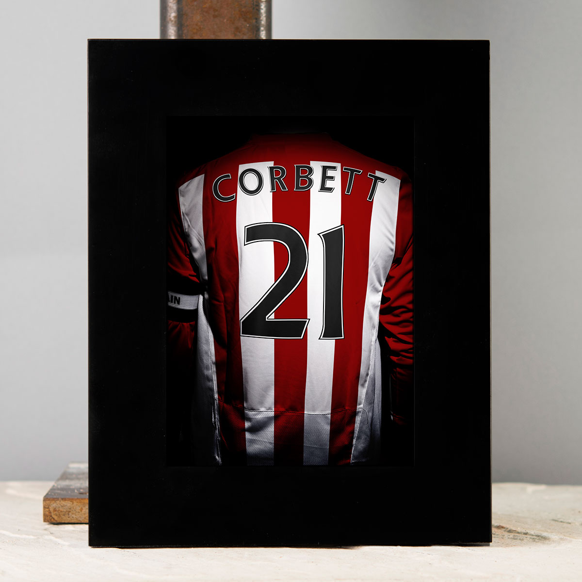 Personalised Framed Print - Football Shirt