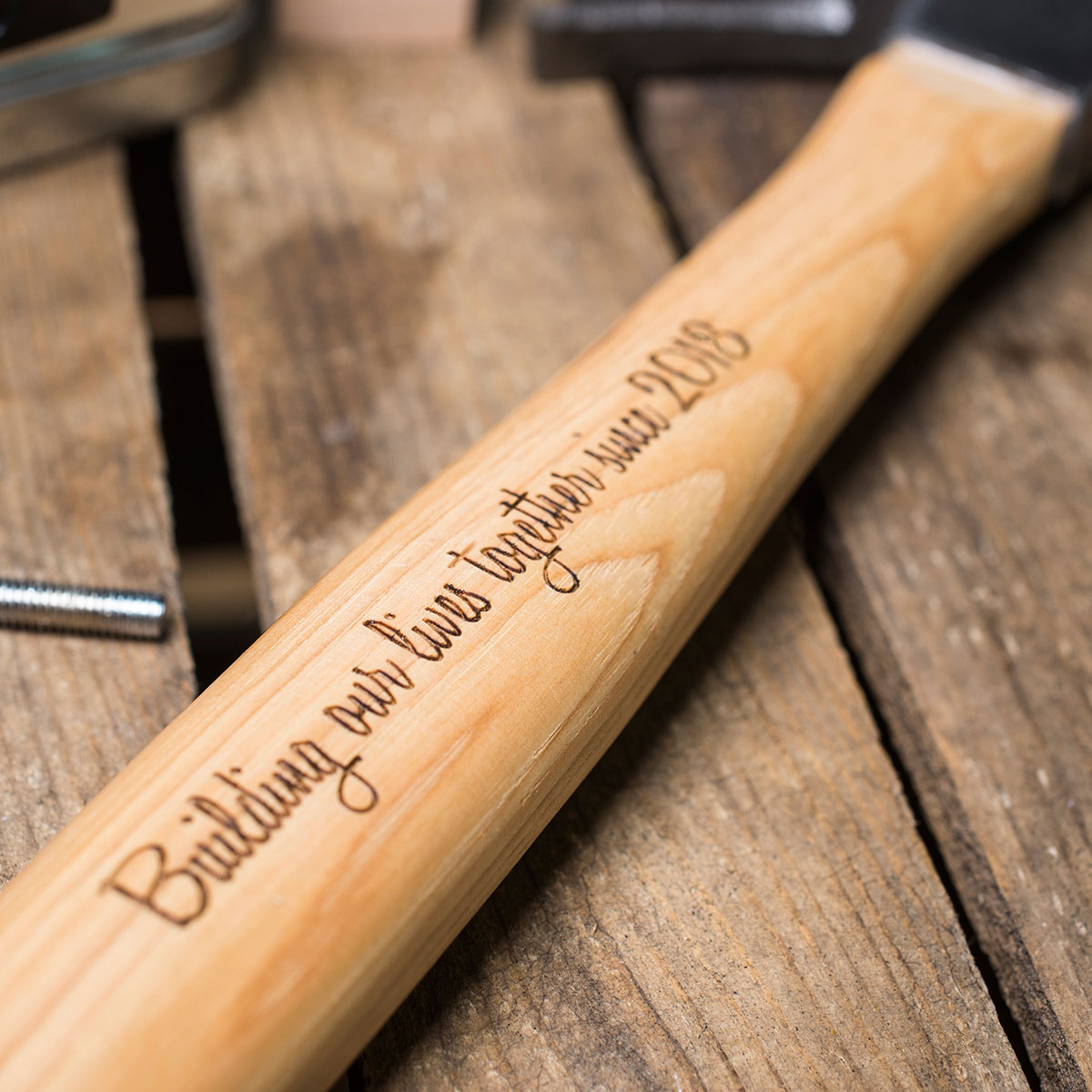 Personalised Wooden Hammer