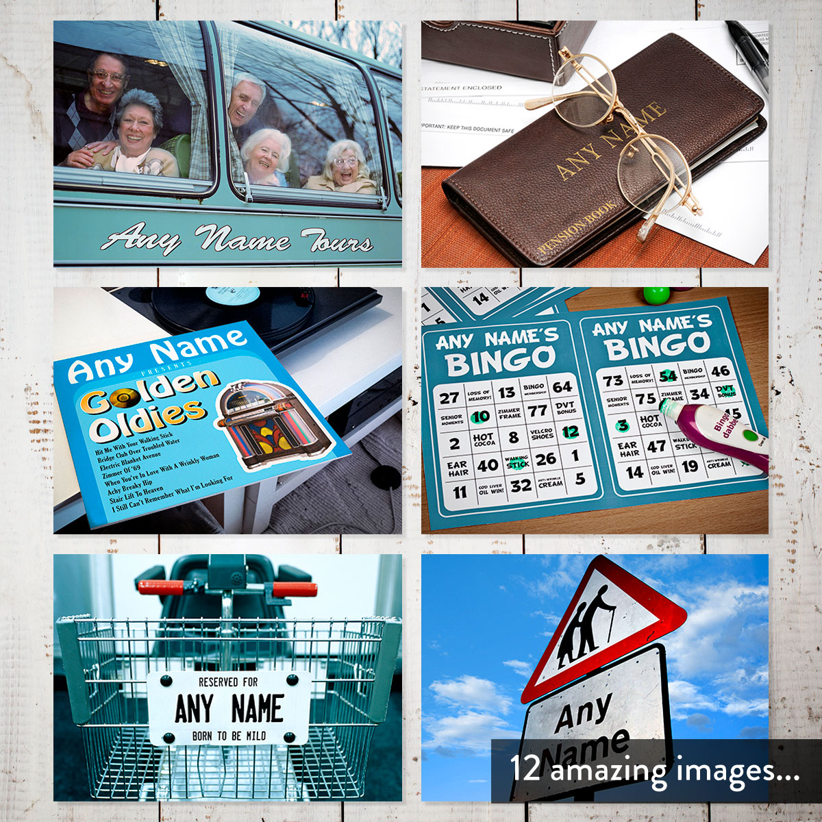 Personalised Calendar - Senior Moments Road Sign