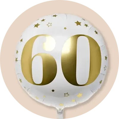 60th special age balloons