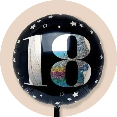 18th special age balloons