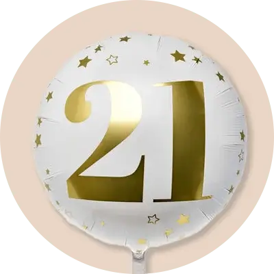 21st special age balloons