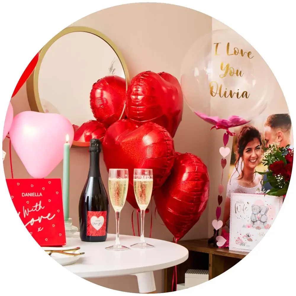 Valentines balloons